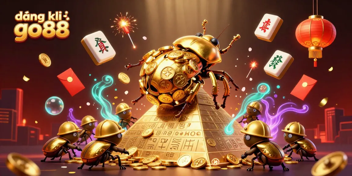 Engage in winning strategies at đăng ký go88 with a vibrant 3D casino scene highlighting excitement and games.