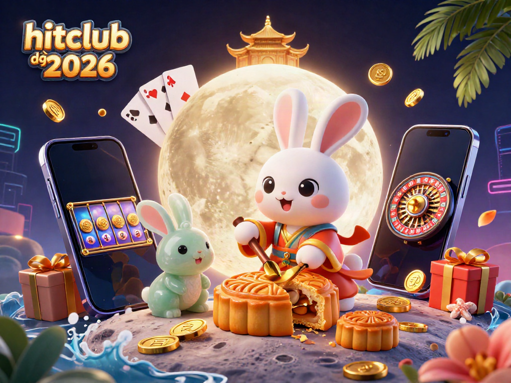 Experience hitclub đổi thưởng 2026 with a vibrant illustration of gambling excitement featuring traditional cultural elements.