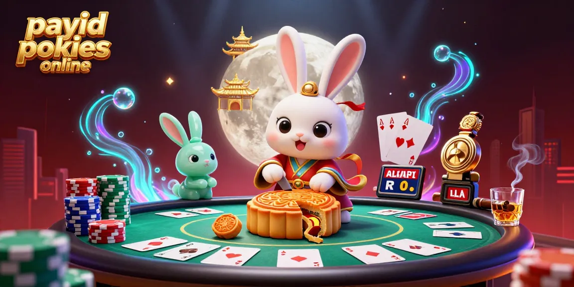 Explore exciting payid pokies online with vibrant casino scene and playful characters.