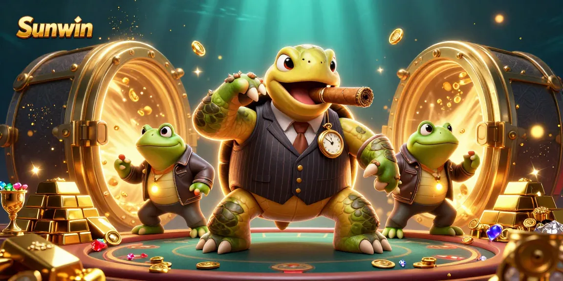 Experience winning strategies at Sunwin with colorful casino action featuring animated characters.